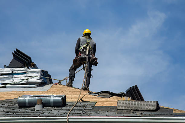 Professional Roofing technician working in Silver Lake, FL